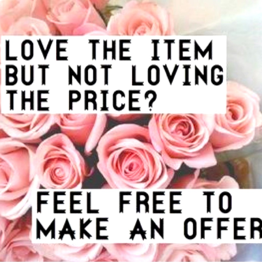 Make an offer. All offers considered